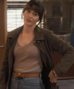 Good Cop Bad Cop Leighton Meester Brown Coat For Sale