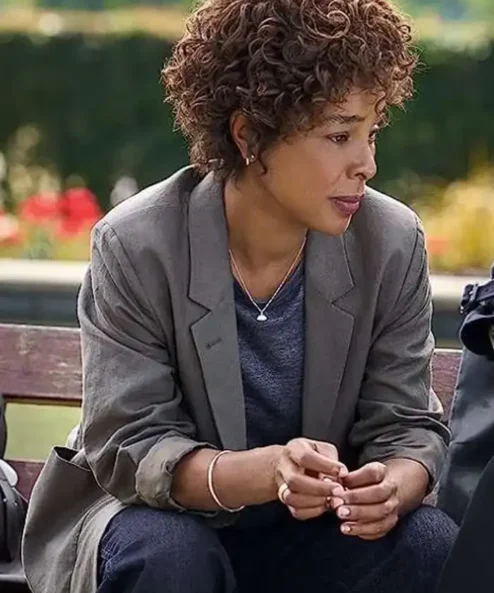 Heart of Stone 2023 Okonedo Sophie Grey Blazer