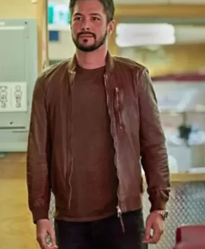 Hearts In The Game 2023 Marco Grazzini Brown Bomber Jacket