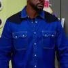 House of Payne S11 Blue And Black Denim Jacket