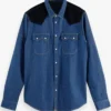 House of Payne S11 Denim Blue And Black Jacket