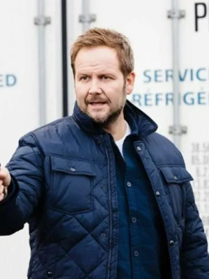Hudson and Rex S03 James Cade Blue Quilted Jacket