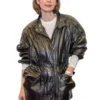 In the Lost Lands 2025 Milla Jovovich Black Leather Jacket