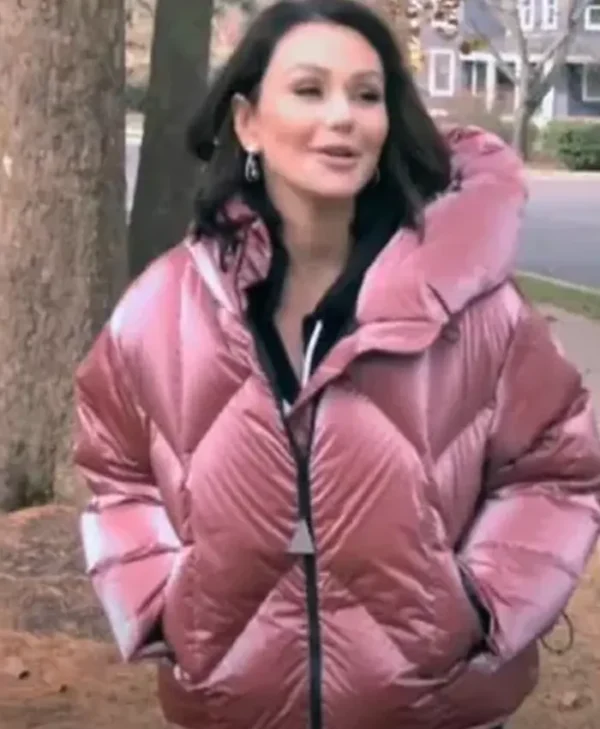 Jersey Shore Jenni Farley Pink Quilted Jacket