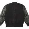 Kobe Bryant Black Mamba Varsity Jacket Back
