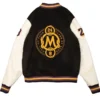 Kobe Bryant Black Varsity Jacket Back