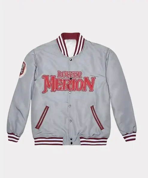 Kobe Bryant Lower Merion Grey Satin Jacket
