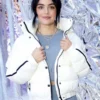 Lucy Hale White Puffer Jacket For Sal