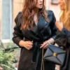 Mafia Mamma 2023 Monica Bellucci Black Coat