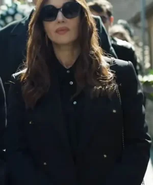 Mafia Mamma 2023 Toni Collette Black Blazer
