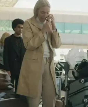 Mafia Mamma Toni Collette Beige Coat