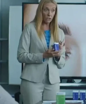 Mafia Mamma Toni Collette Off-White Suit