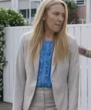 Mafia Mamma Toni Collette Off White Suit
