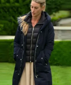 Million Dollar Secret Sydnee Falkner Blue Puffer Jacket