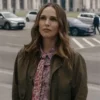 Natalie Portman Fountain Of Youth 2025 Green Cotton Jacket