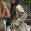 Olivia Munn Your Friends and Neighbors Cotton Coat