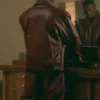 Power Book III Raising Kanan S03 Unique Brown Leather Jacket Back