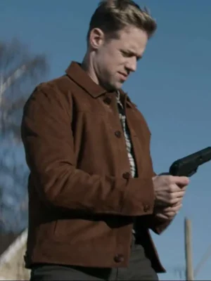 Reacher S02 David O’Donnell Brown Jacket