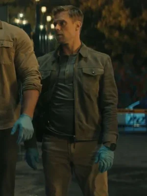 Reacher S02 David O’Donnell Grey Jacket