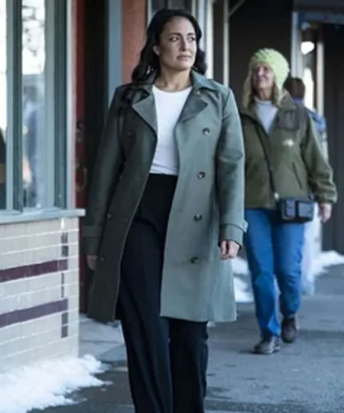 Resident Alien Detective Lena Torres Green Coat