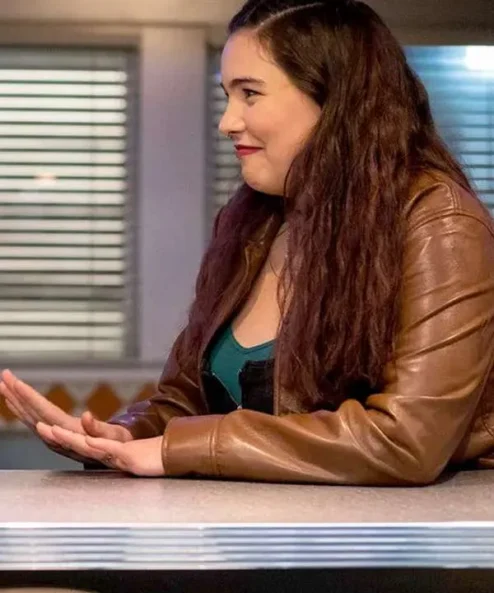 Resident Alien Kaylayla Raine Brown Leather Jacket For Women