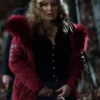 Riff Raff Jennifer Coolidge Red Puffer Jacket