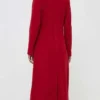 Selling Sunset S 08 Nicole Young Red Trench Coat