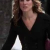 Sex And The City S06 Carrie Bradshaw Black Coat