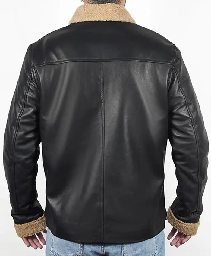 Shop Now TV Series The Family Man Jack Campbell Nicolas Cage Black Leather Jacket For Sale
