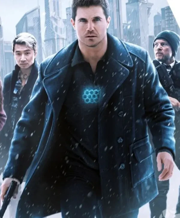 Simulant 2023 Evan Black Wool Coat