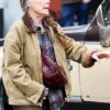 Sissy Spacek Dying for Sex 2025 Brown Cotton Jacket