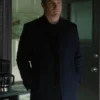 Stephen Amell Suits LA 2025 Black Wool Coat