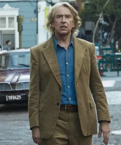 Steve Coogan The Penguin Lessons 2025 Brown Blazer