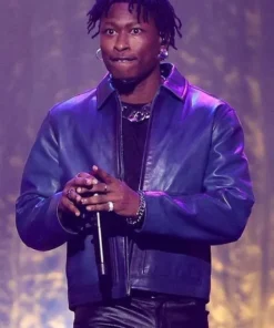 Super Bowl Soulful Celebration Lucky Daye Leather Jacket