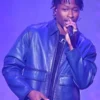 Super Bowl Soulful Celebration Lucky Daye Leather Jacket For Sale