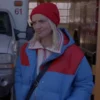 Sylvie Brett Chicago Fire Blue and Red Puffer Jacket