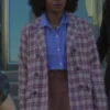 Tamera Tomakili Happy Face S01 Checked Blazer