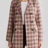Tamera Tomakili Happy Face S01 Checked Blazer For Sale