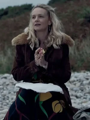 The Ballad Of Wallis Island Carey Mulligan Brown Jacket