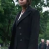 The Night Agent S02 Catherine Weaver Black Wool Coat