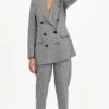The Other Two S01 Brooke Dubek Checked Grey Blazer