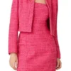 The Residence Eliza Coupe Pink Collarless Jacket For Sale