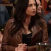 The Rookie S07 Jenna Dewan Brown Leather Jacket