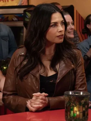 The Rookie S07 Jenna Dewan Brown Leather Jacket