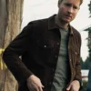 Tracker Colter Shaw Brown Suede Leather Jacket