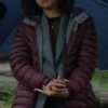 Animal Control S01 Emily Price Puffer Coat
