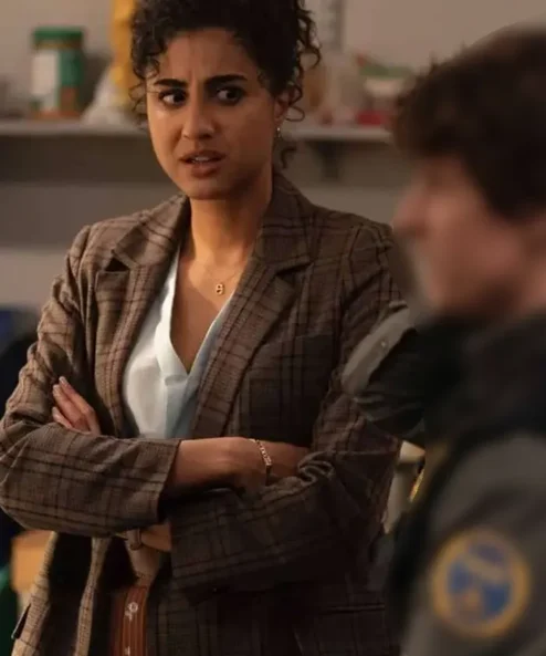 Animal Control S01 Vella Lovell Plaid Blazer