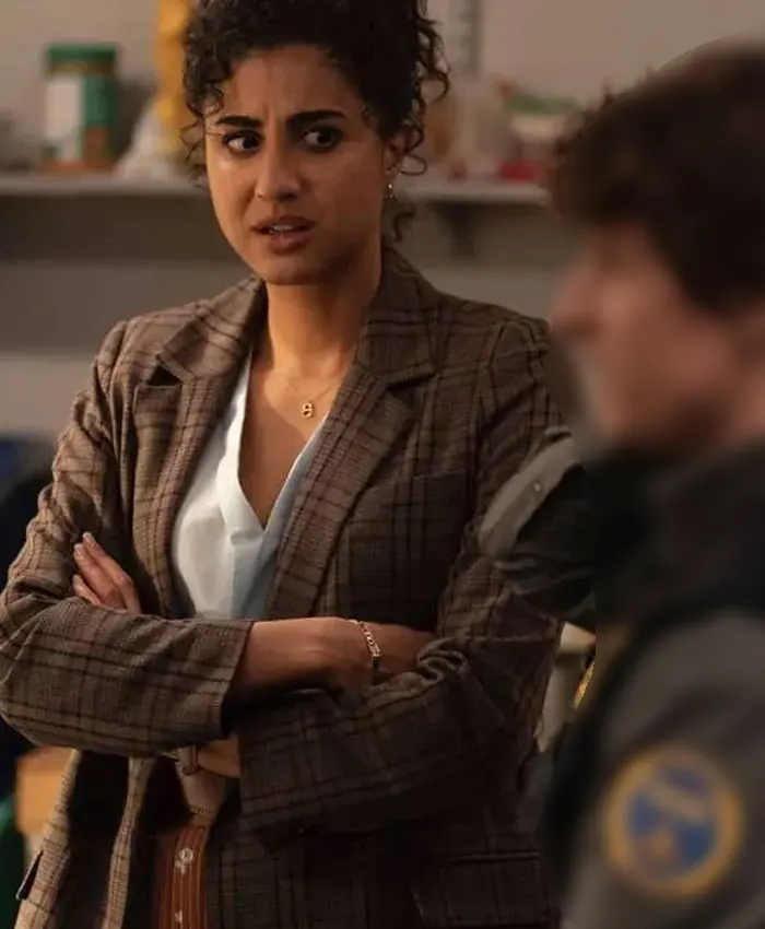 Animal Control S01 Vella Lovell Plaid Blazer