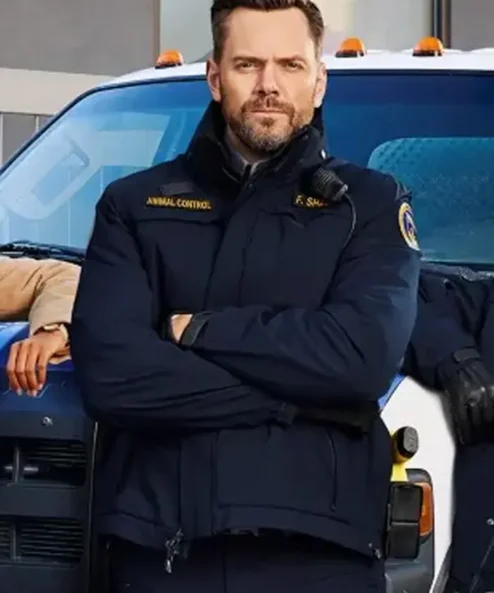 Animal Control S02 Frank Shaw Blue Jacket