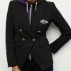 Baltimore Ravens Dickey Black Blazer